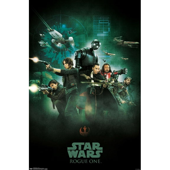 Star Wars: Rogue One - Group Wall Poster, 14.725" x 22.375"