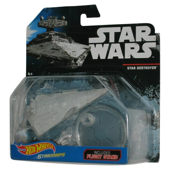Star Wars Rogue One Hot Wheels (2014) Star Destroyer Starships Vehicle w/ Flight Stand