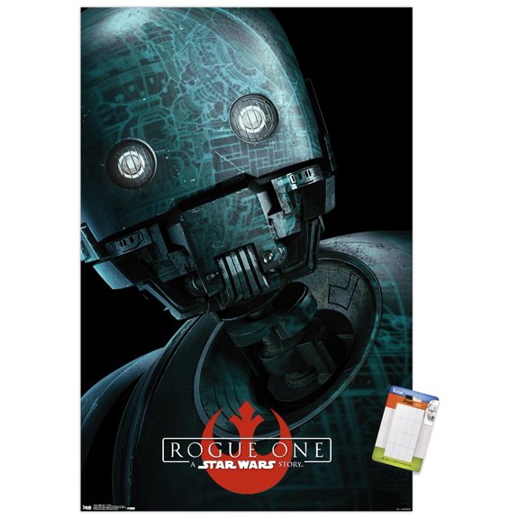 Star Wars: Rogue One - K2SO One Sheet Wall Poster, 14.725" x 22.375"