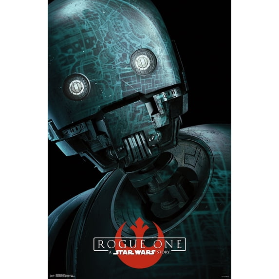Star Wars: Rogue One - K2SO One Sheet Wall Poster, 22.375" x 34"
