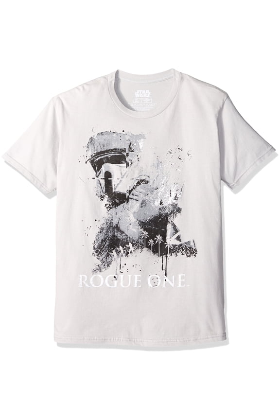 Star Wars Rogue One Mens T-Shirt - Scariff Shore Trooper Foil Highlighted
