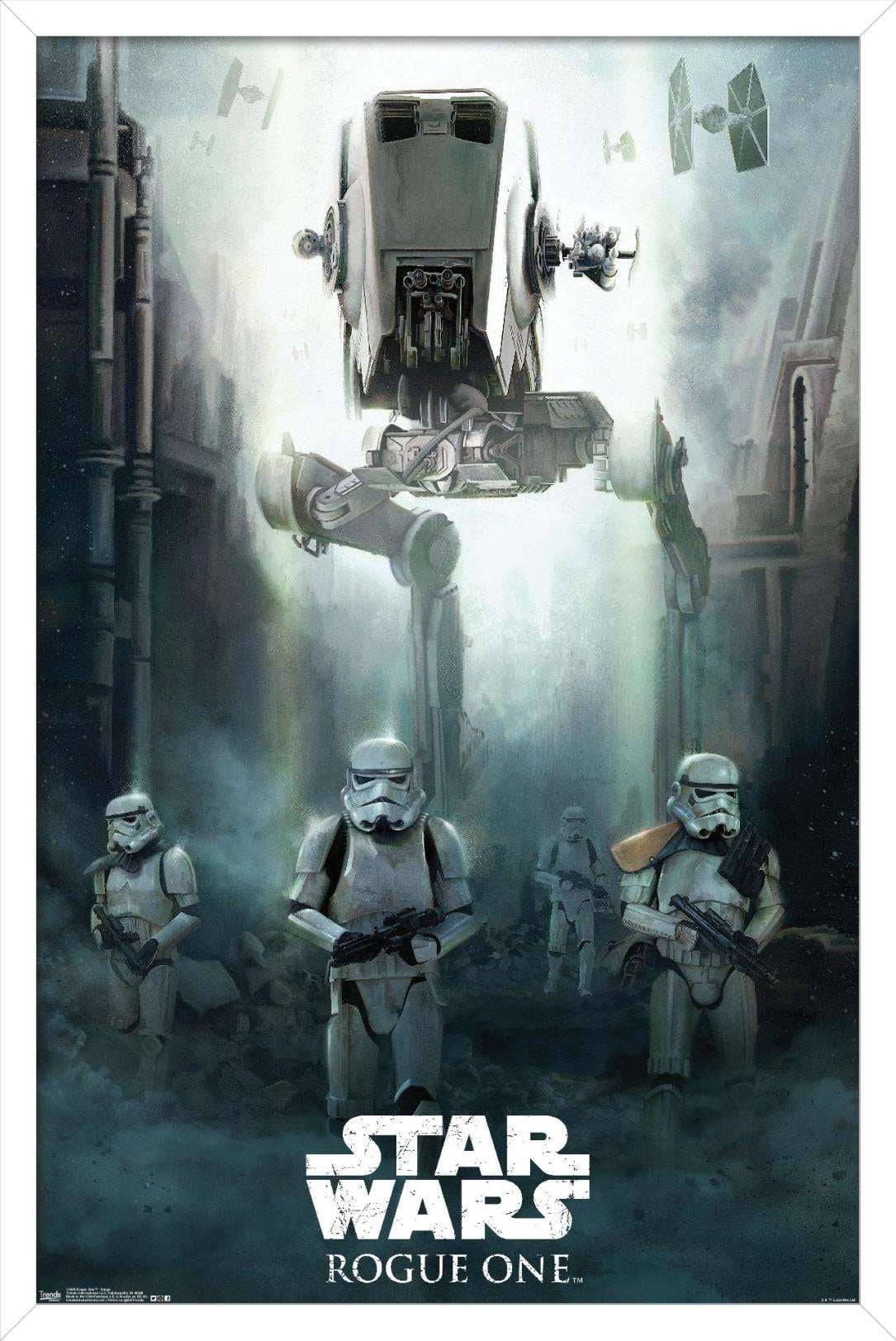 Star Wars: Rogue One - Siege Wall Poster, 14.725" x 22.375", Framed