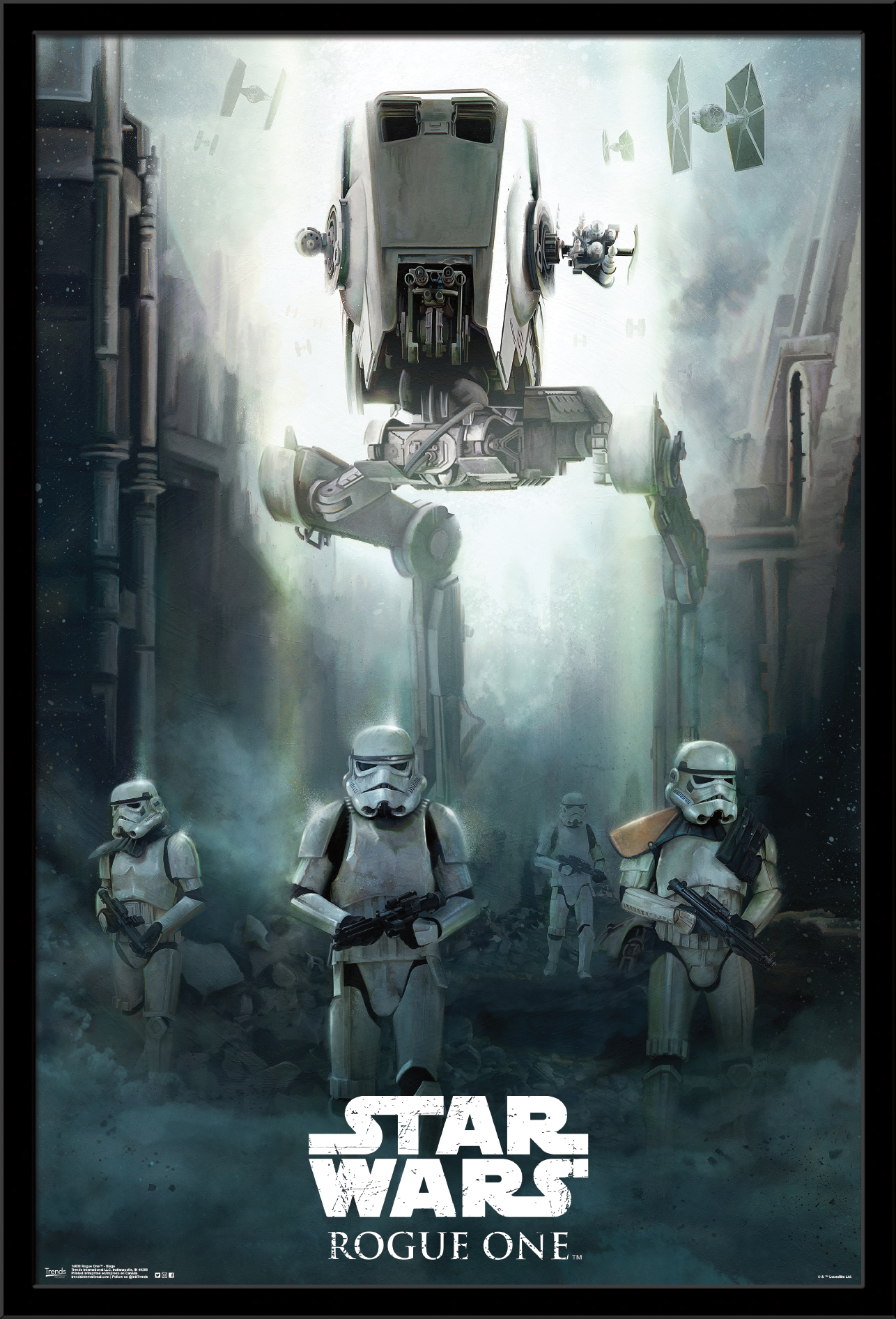 Star Wars: Rogue One - Siege Wall Poster, 22.375" x 34", Framed