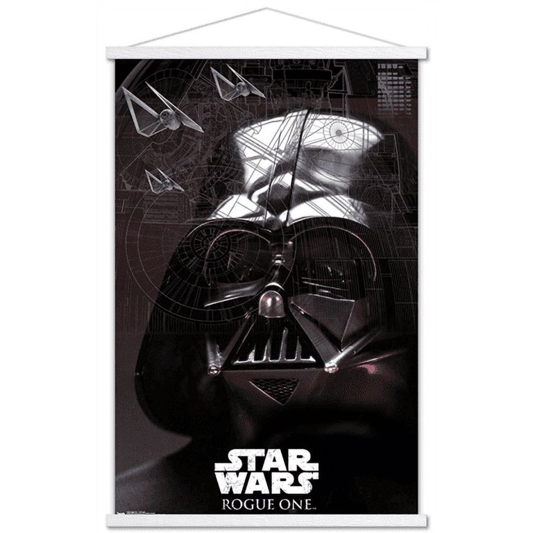 Canvas print Star Wars: Rogue One - Darth Vader Black