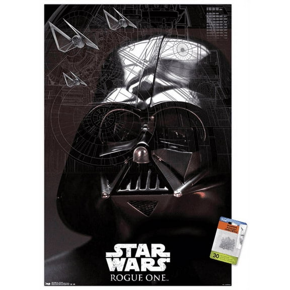Star Wars: Rogue One - Sith Lord Wall Poster with Push Pins, 22.375" x 34"