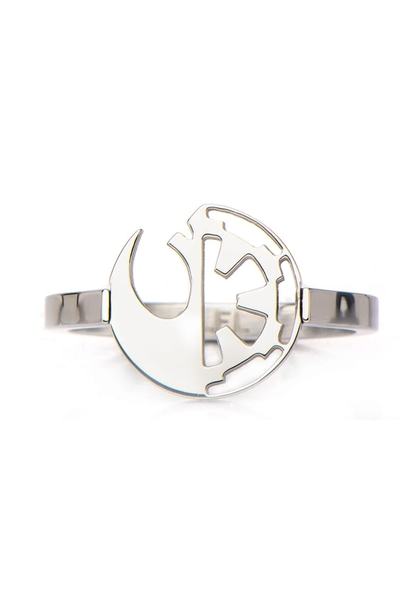 Star Wars Rogue One Split Symbol Womens Stainless Steel Ring | 8