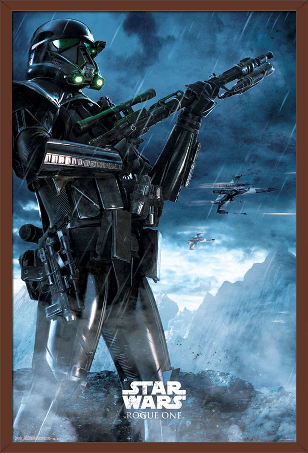 Star Wars: Rogue One - Storm Wall Poster, 22.375" x 34", Framed