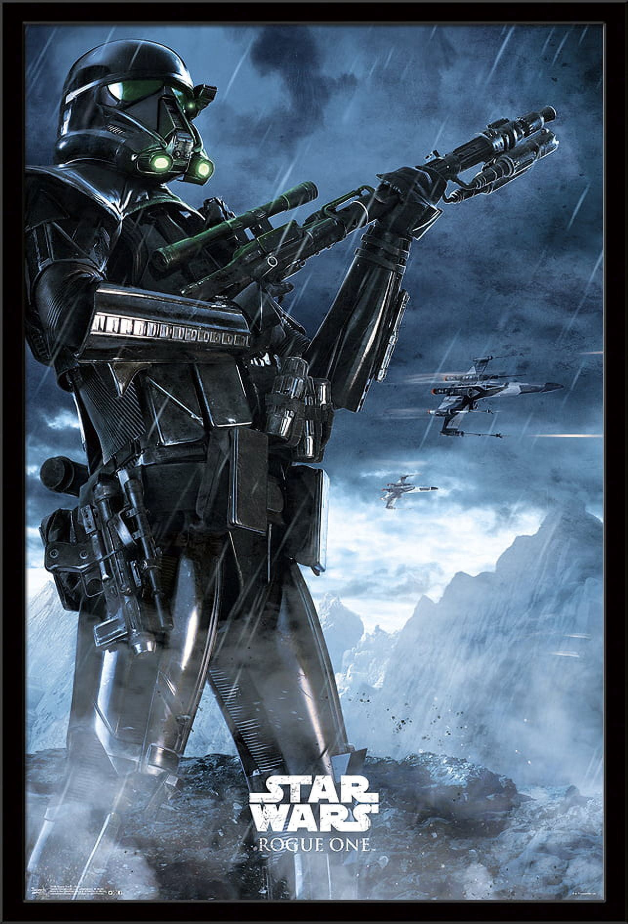 Star Wars: Rogue One - Storm Wall Poster, 22.375" x 34", Framed