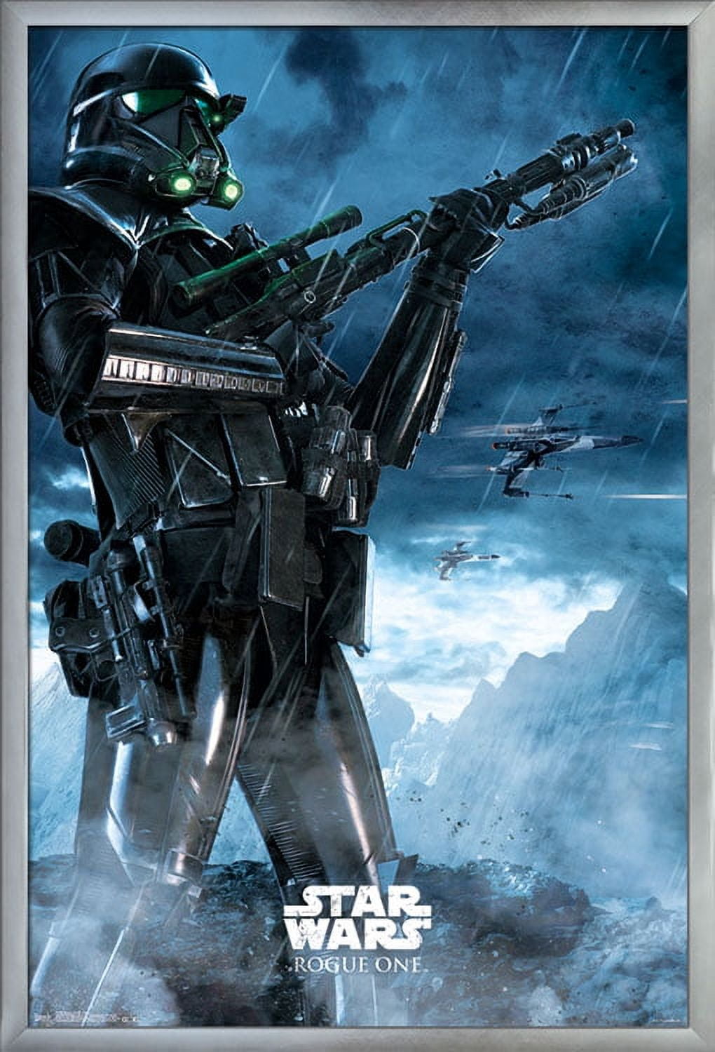 Star Wars: Rogue One - Storm Wall Poster, 22.375" x 34", Framed