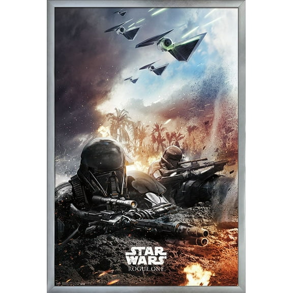 Star Wars: Rogue One - Trench Wall Poster, 22.375" x 34", Framed