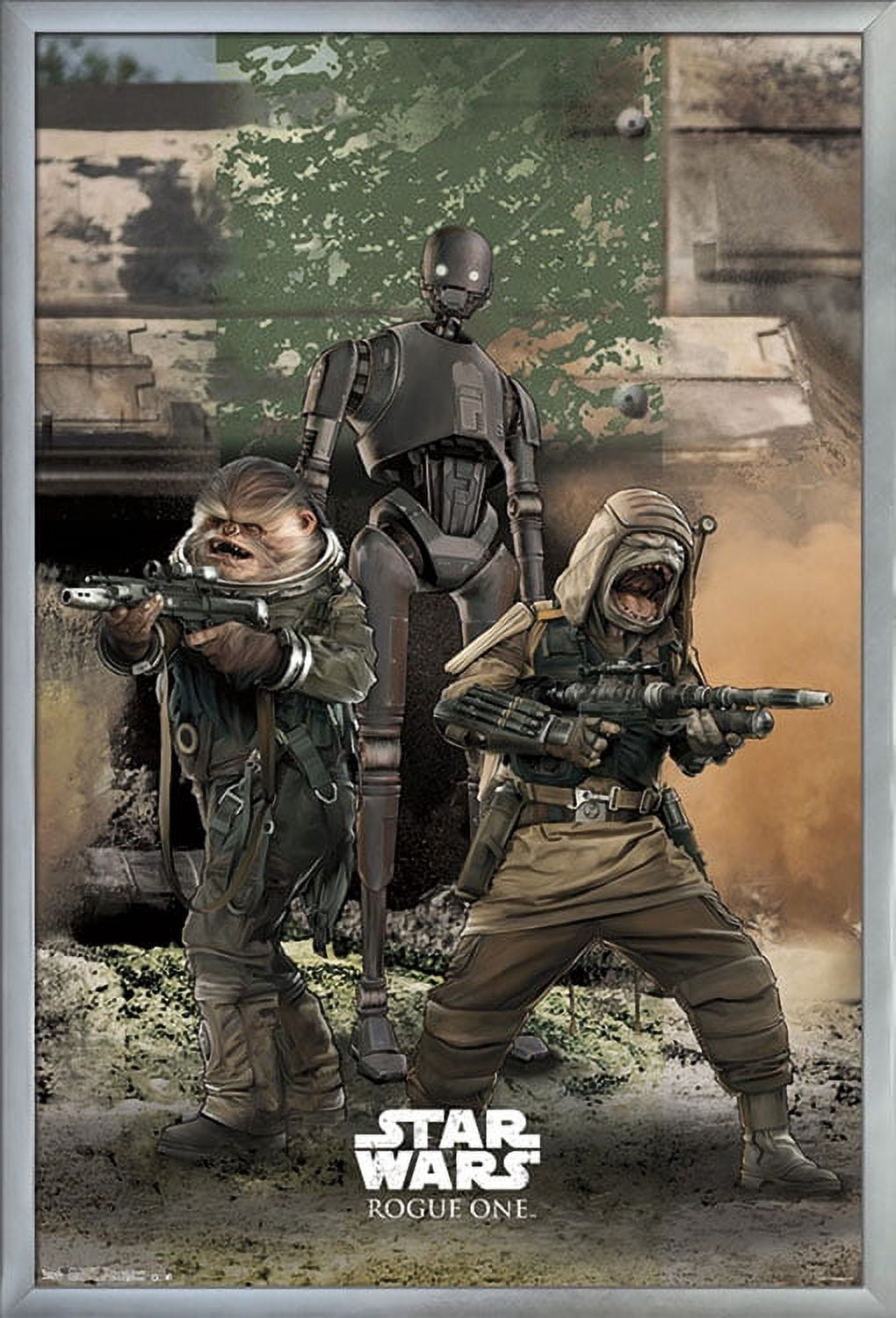 Star Wars: Rogue One - Trio Wall Poster, 22.375" x 34", Framed