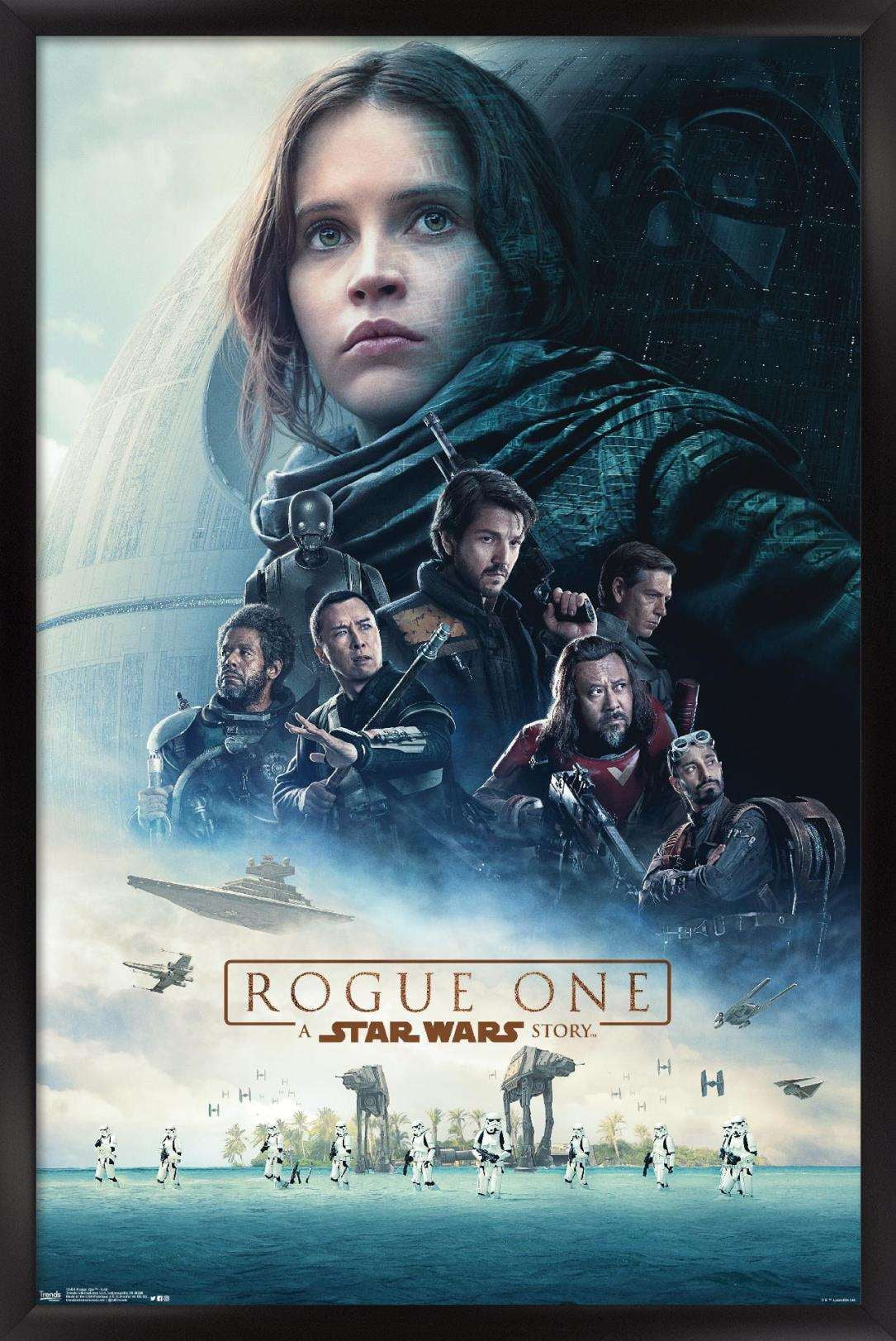 Star Wars: Rogue One - Unit Wall Poster, 14.725" x 22.375", Framed
