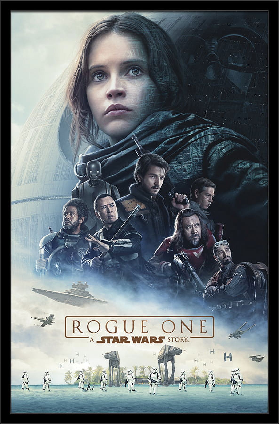 Star Wars: Rogue One - Unit Wall Poster, 22.375" x 34", Framed