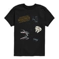 thumbnail image 1 of Star Wars - SW Ships - Youth Boys Short Sleeve Graphic T-Shirt, 1 of 4