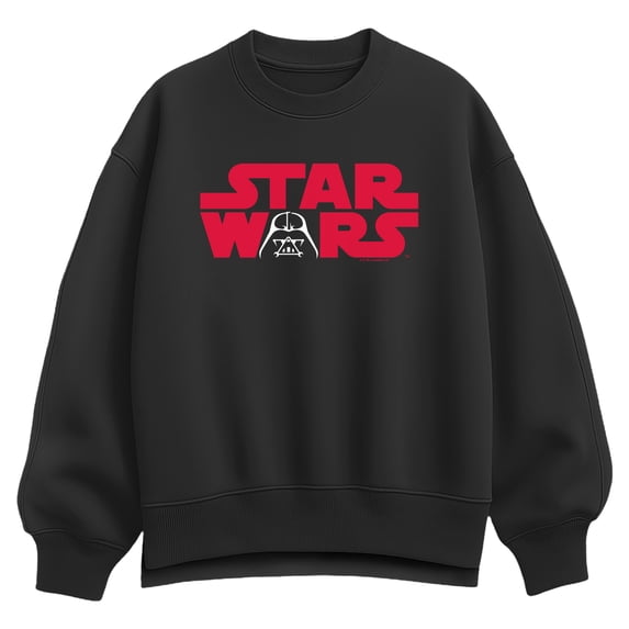Star Wars - SW Vader Logo - Women's Oversized Fleece Crew Sweatshirt