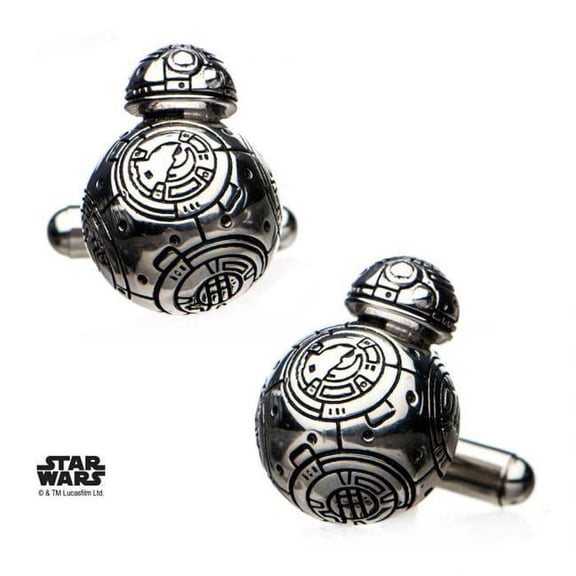 Star Wars SW8BB3DCL01 8 BB-8 Stainless Steel Cufflinks