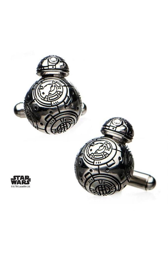 SW8BB3DCL01 8 BB-8 Stainless Steel Cufflinks