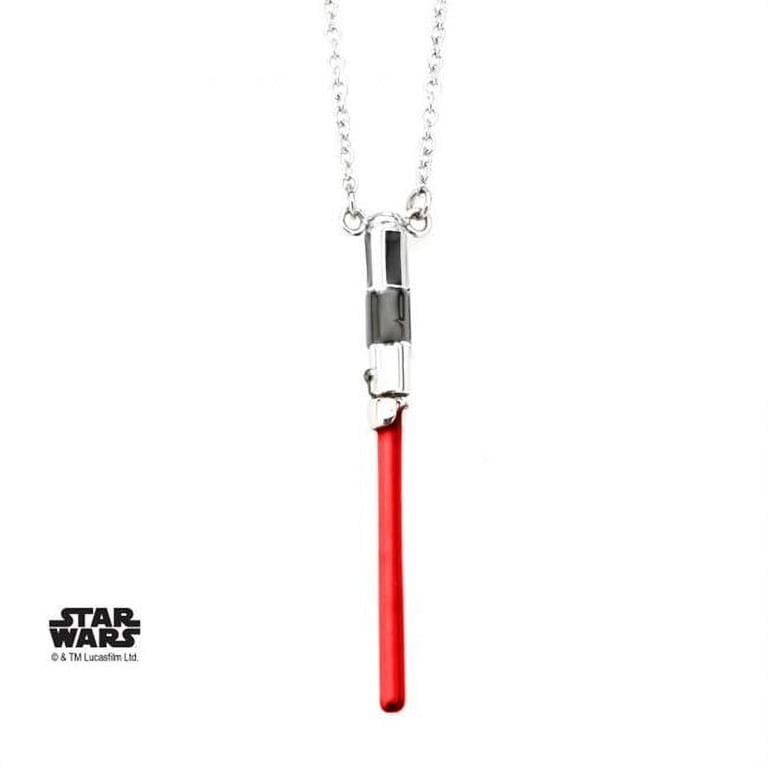 Lightsaber Darth Vader starwars ネックレス Star Wars SWDVLSNK01 Darth Vader Lightsaber Stainless Steel
