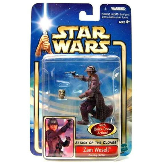 Star Wars Saga 2002 Zam Wesell Action Figure [Bounty Hunter]