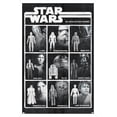 thumbnail image 1 of Star Wars: Saga - Action Figures Wall Poster, 22.375" x 34", Framed, 1 of 3
