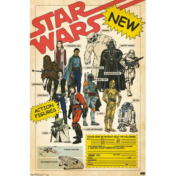 Star Wars: Saga - Ad Wall Poster, 22.375" x 34"