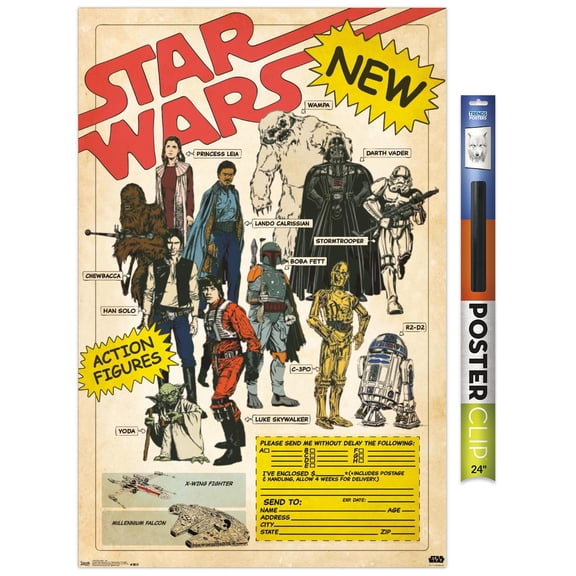 Star Wars: Saga - Ad Wall Poster, 22.375" x 34"