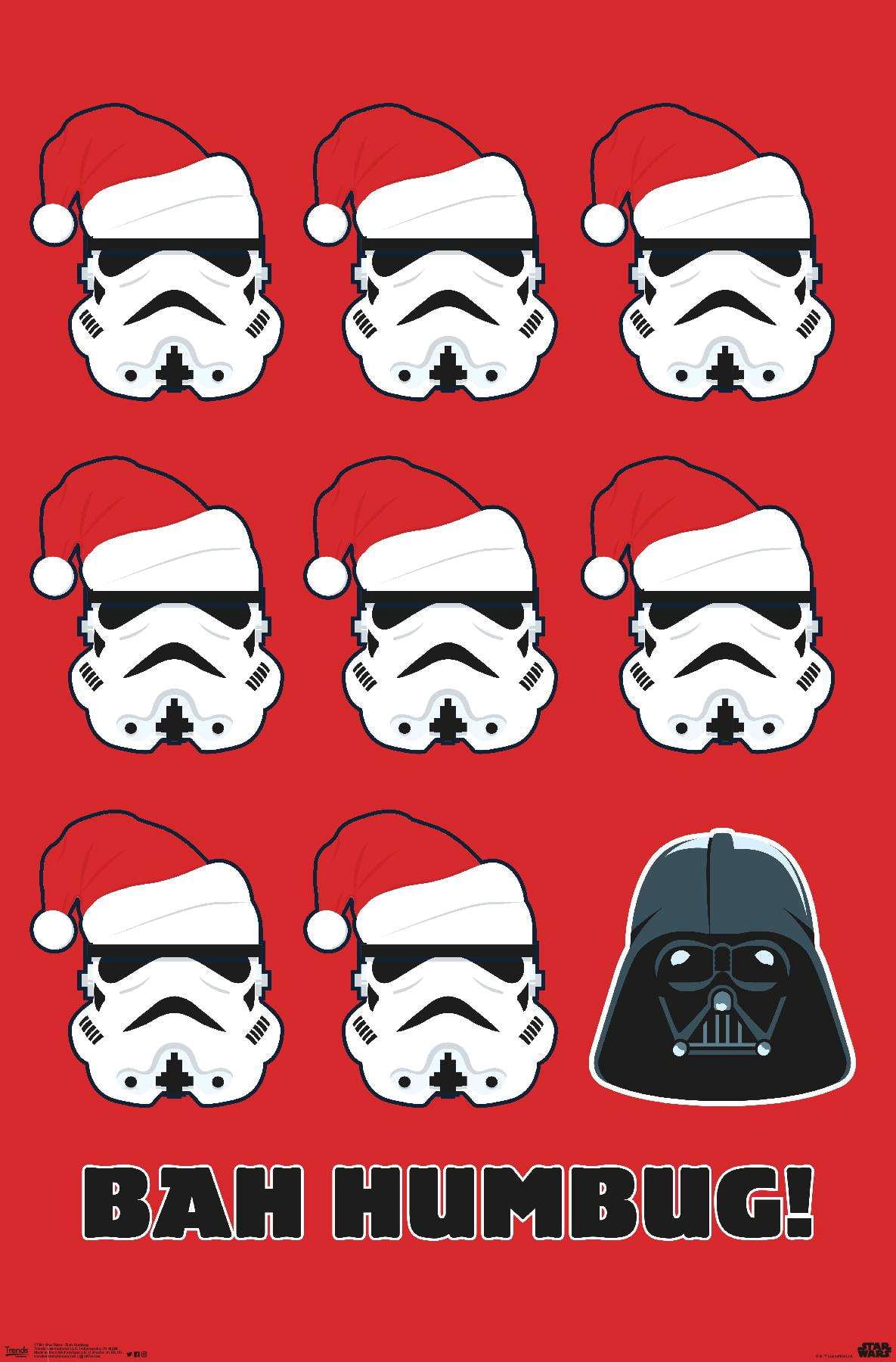 Star Wars: Saga - Bah Humbug Wall Poster, 14.725" x 22.375"