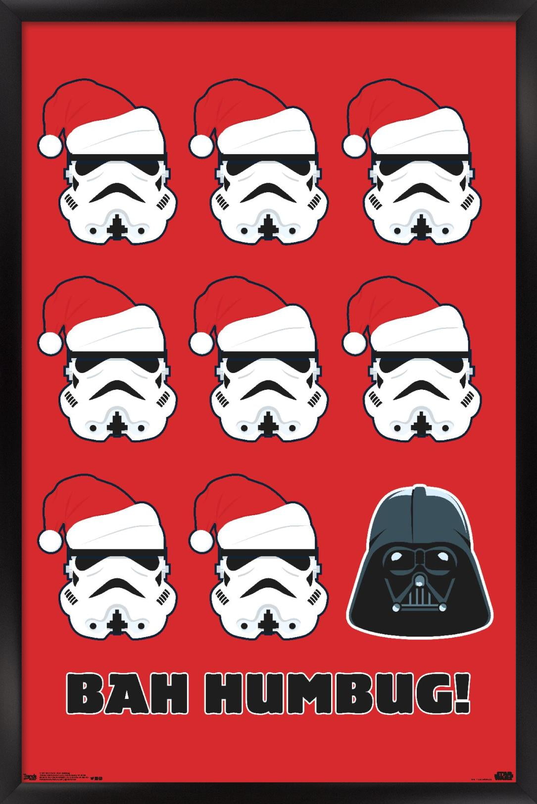 Star Wars: Saga - Bah Humbug Wall Poster, 22.375" x 34" Framed