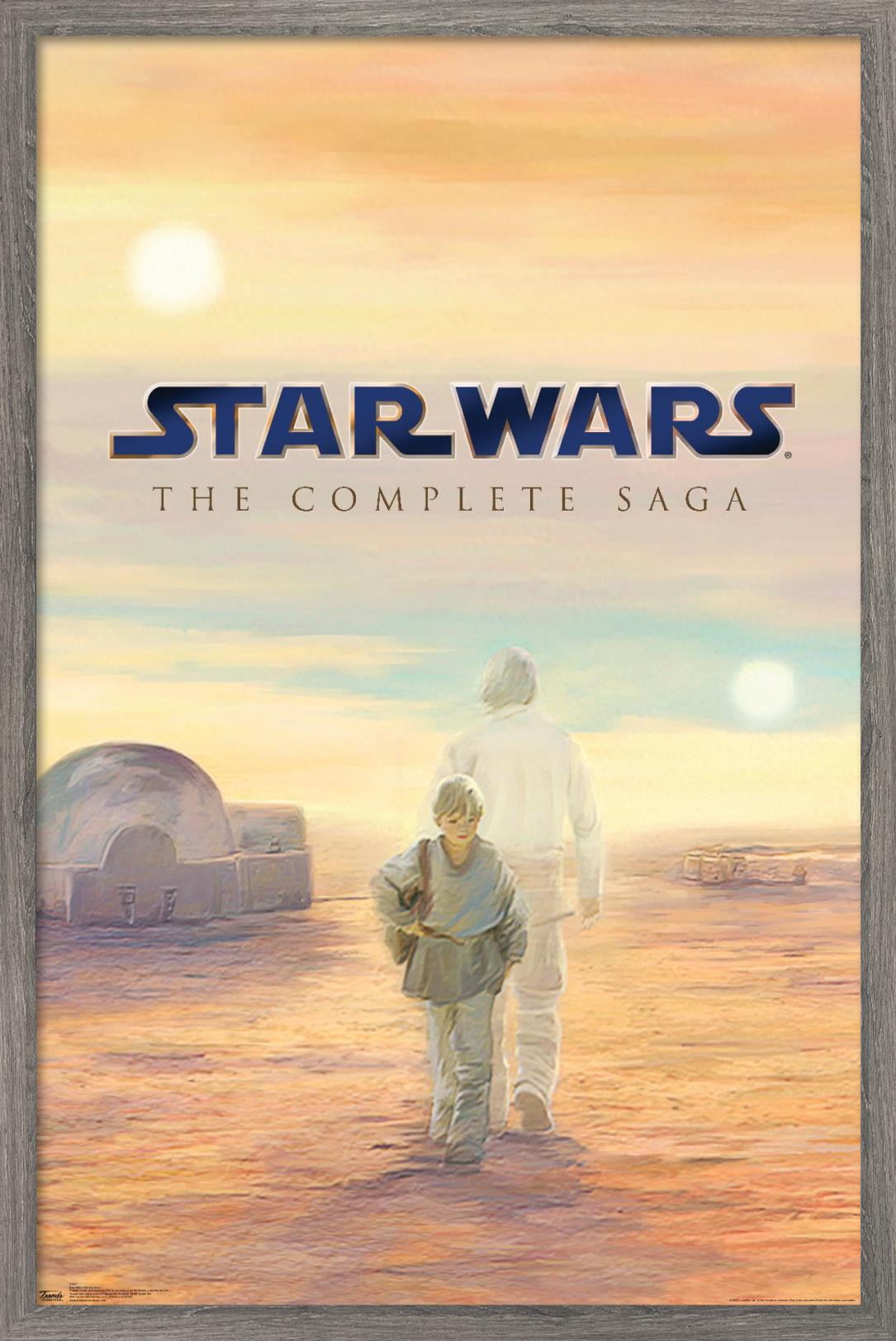 Star Wars: Saga - Blu Ray Box Wall Poster, 14.725
