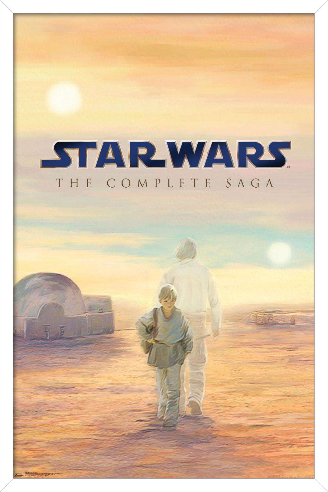 Star Wars: Saga - Blu Ray Box Wall Poster, 14.725