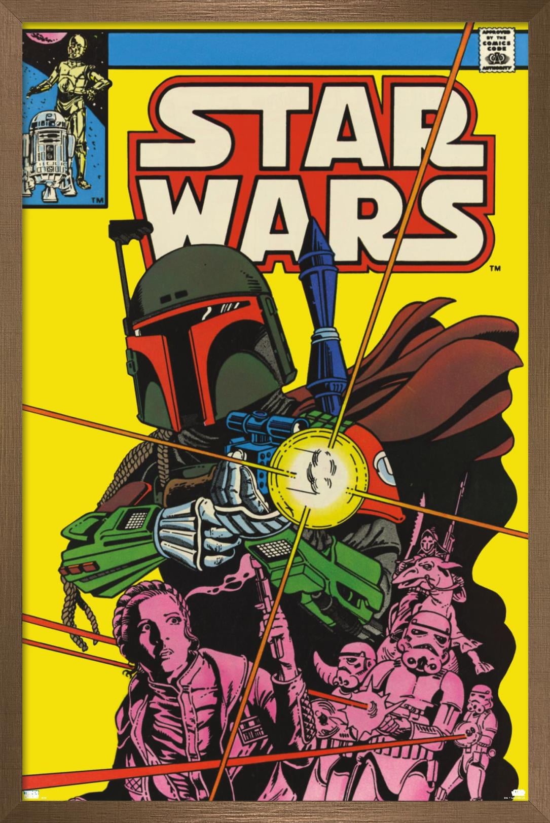 Star Wars: Saga - Boba Fett - Comic Cover Wall Poster with