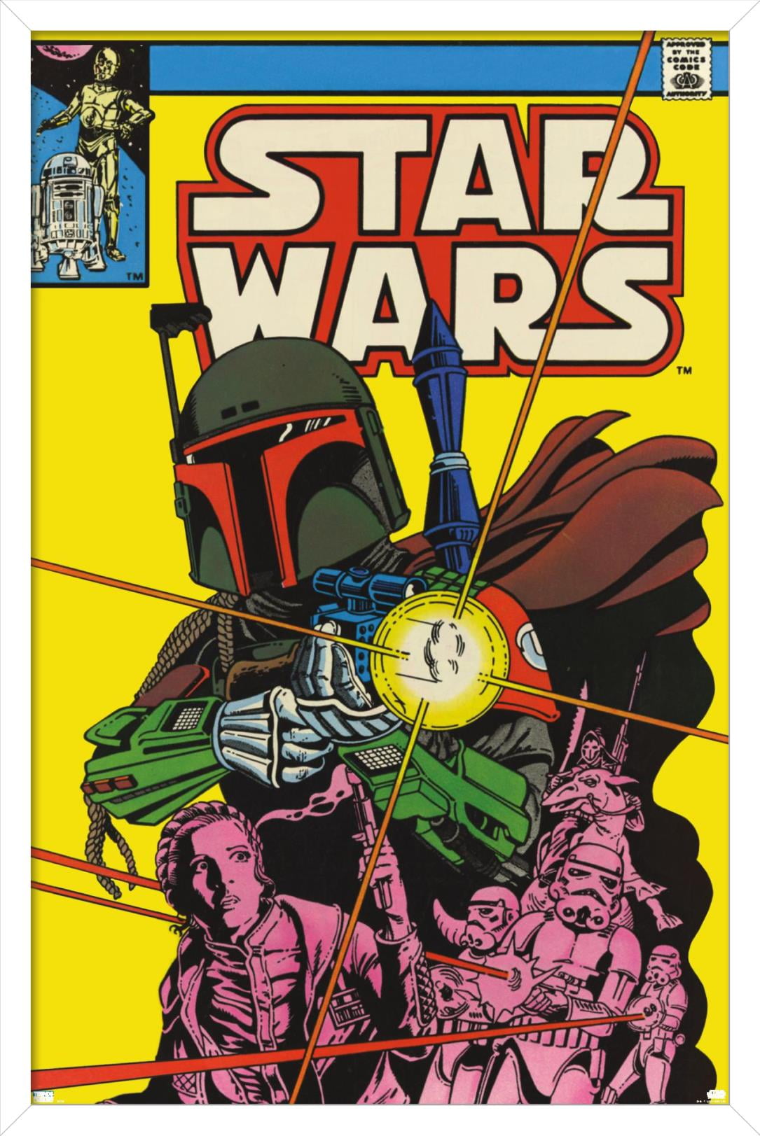 Star Wars: Saga - Boba Fett - Comic Cover Wall Poster, 14.725