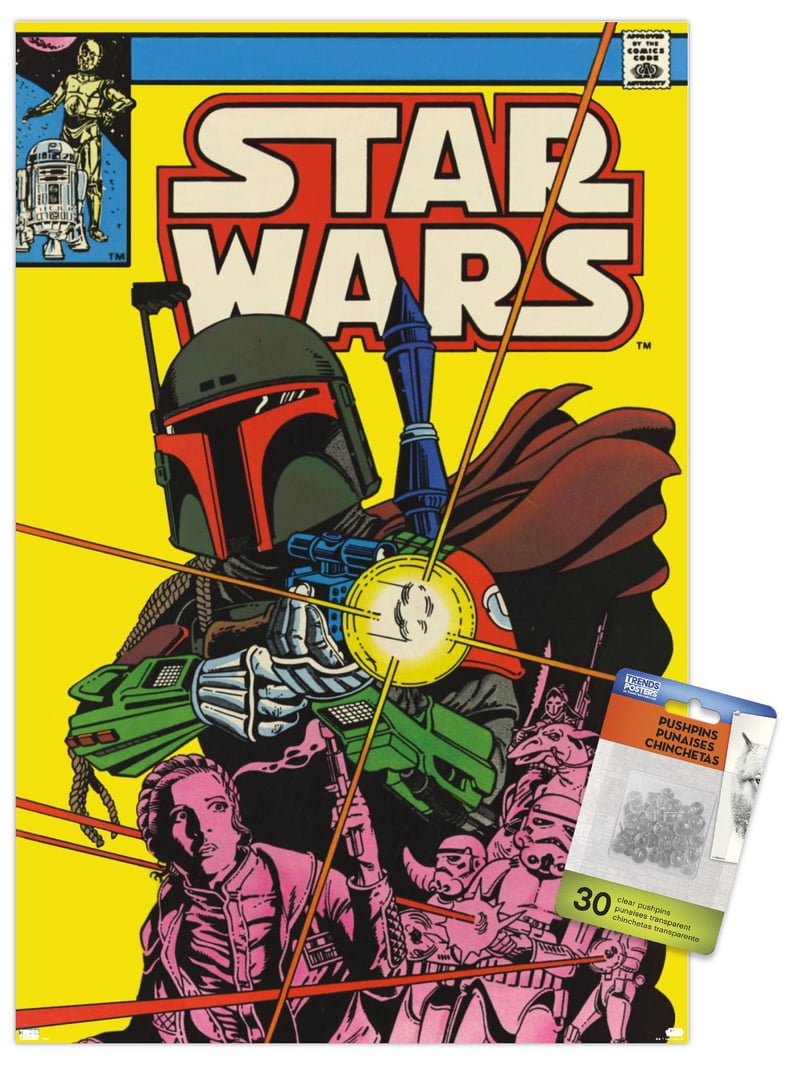 Star Wars: Saga - Boba Fett - Comic Cover Wall Poster with
