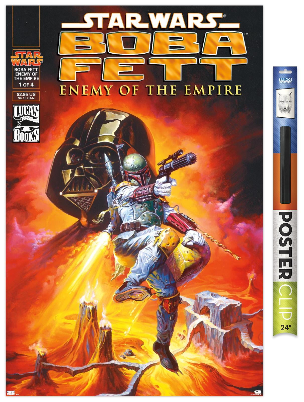 Star Wars: Saga - Boba Fett - Empire Wall Poster, 22.375" x 34"