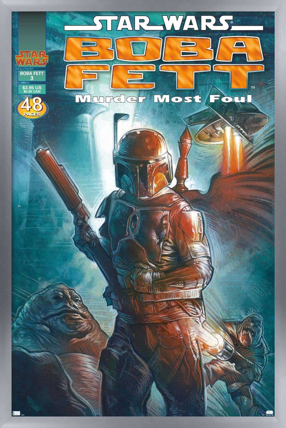 Star Wars: Saga - Boba Fett - Most Foul Wall Poster, 14.725" x 22.375", Framed