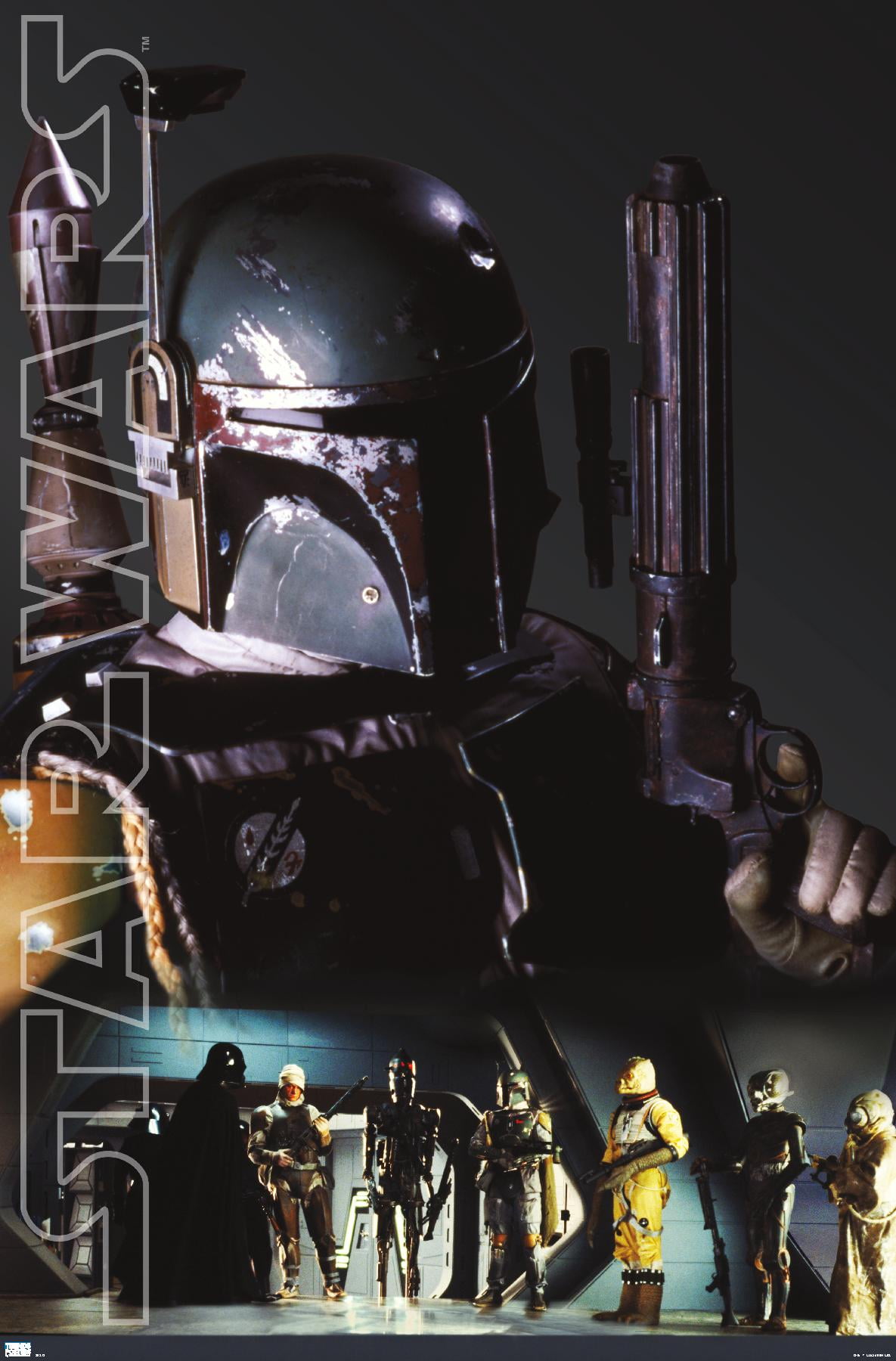 Star Wars: Saga - Bounty Hunters - Collage Wall Poster, 14.725" x 22.375"