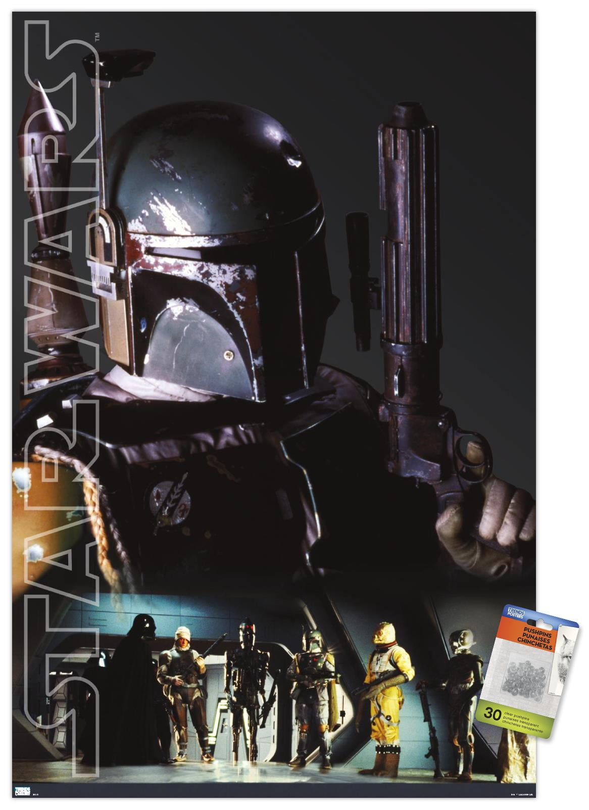 Star Wars: Saga - Bounty Hunters - Collage Wall Poster with Pushpins, 22.375" x 34"