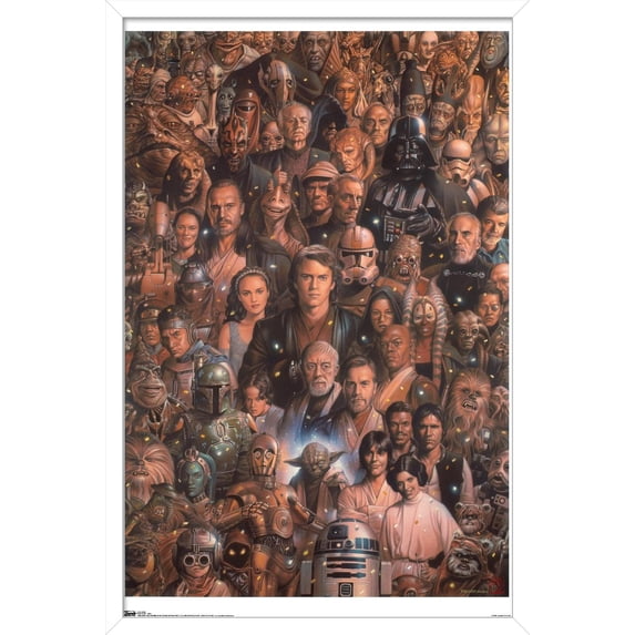 Star Wars: Saga - Character Collage Poster
