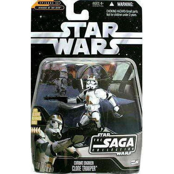 Star Wars Saga Collection 2006 Clone Trooper Action Figure (Combat Engineer)