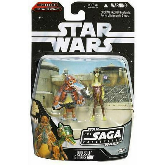 Star Wars Saga Collection 2006 Dud Bolt & Mars Guo Action Figure 2-Pack