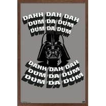 Star Wars: Saga - Dahh Dah Dah Wall Poster, 14.725" x 22.375", Framed
