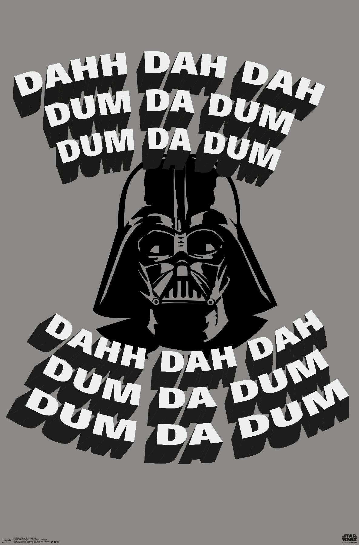 Star Wars: Saga - Dahh Dah Dah Wall Poster, 14.725" x 22.375"