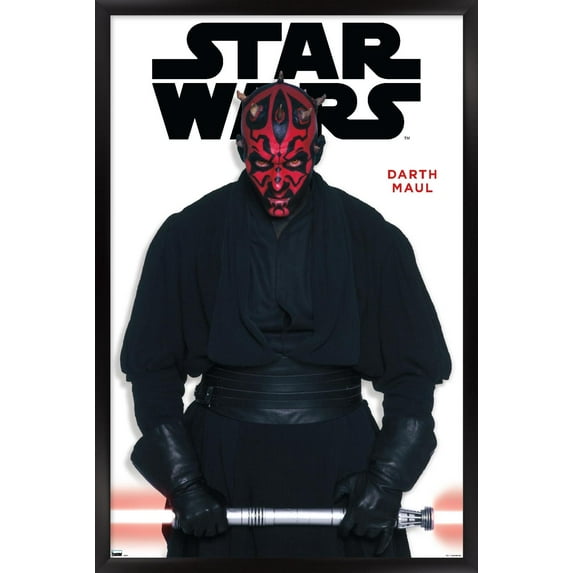 Star Wars: Saga - Darth Maul Feature Series Wall Poster, 14.725" x 22.375" Framed