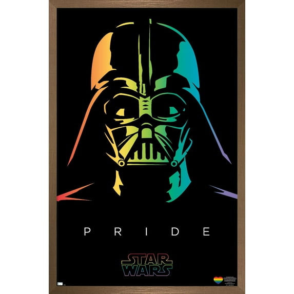 Star Wars: Saga - Darth Vader Pride Wall Poster, 22.375" x 34" Framed