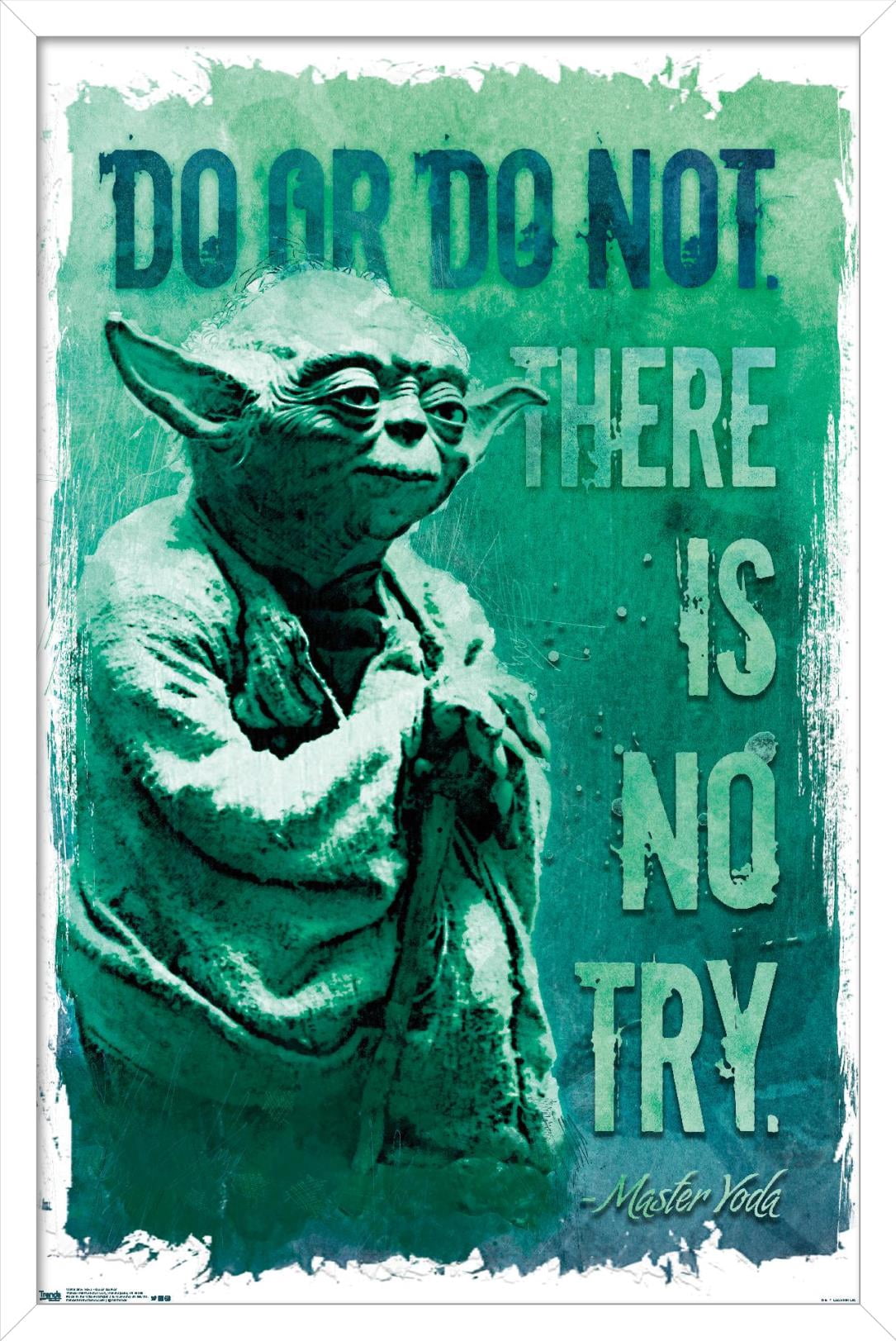 Star Wars: Saga - Do Or Do Not Wall Poster, 14.725" x 22.375", Framed