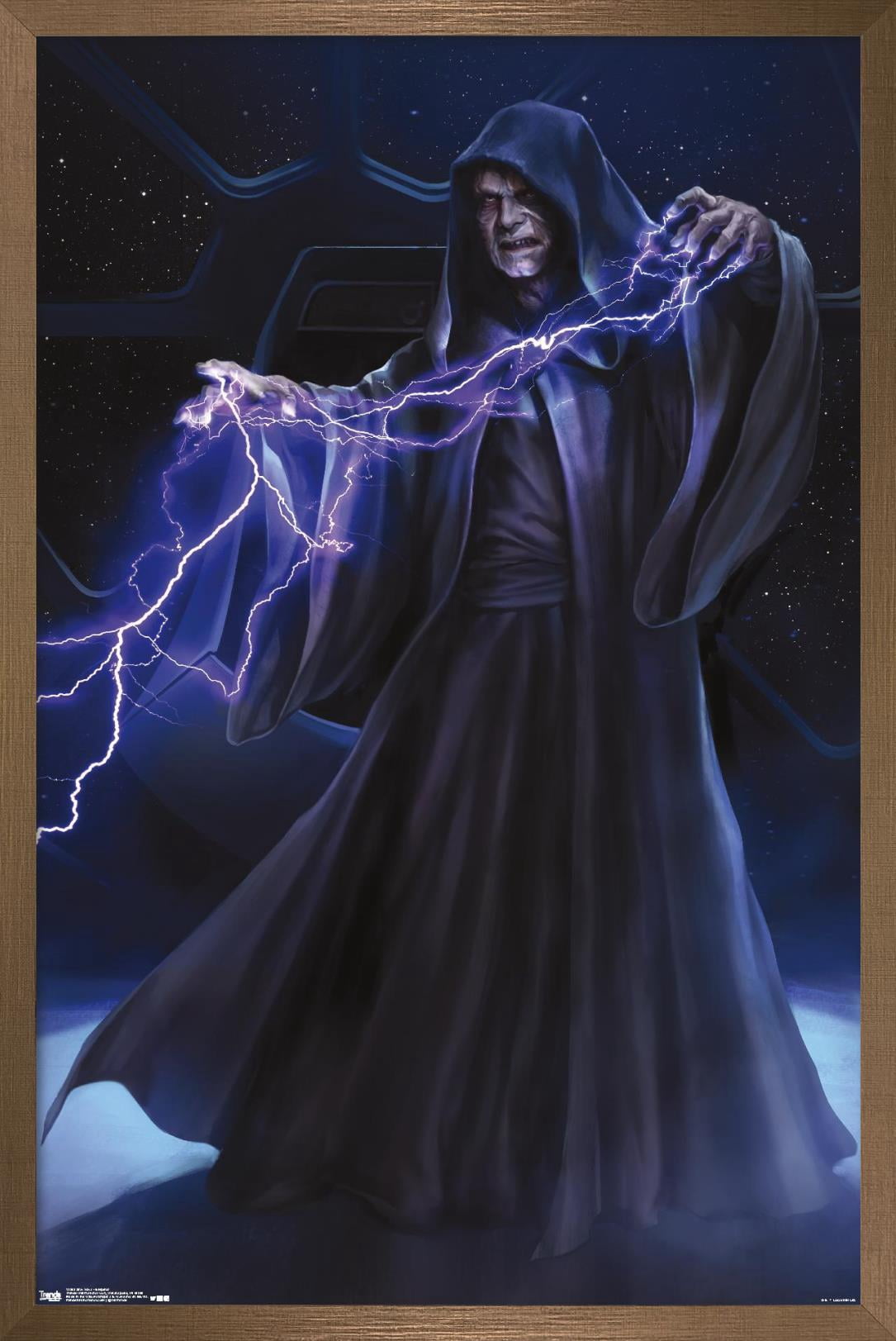 Star Wars: Saga - Emperor Wall Poster, 14.725" x 22.375", Framed