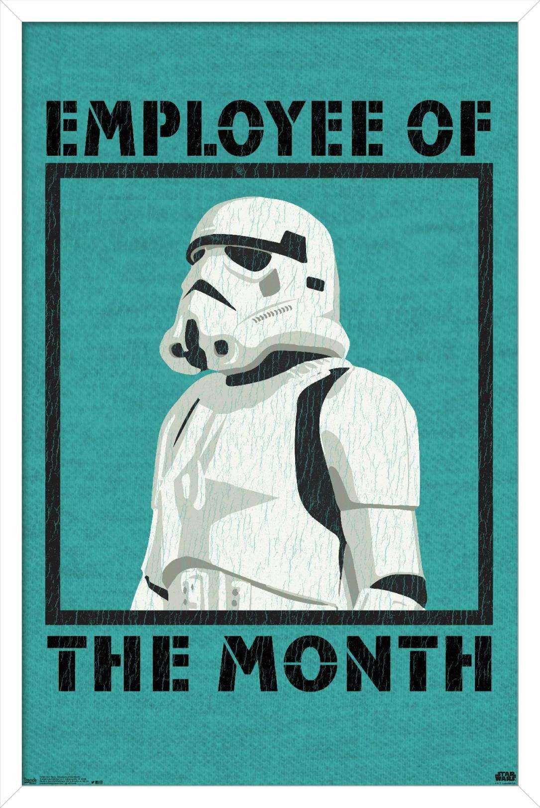Star Wars: Saga - Employee Of The Month Wall Poster, 14.725" x 22.375", Framed