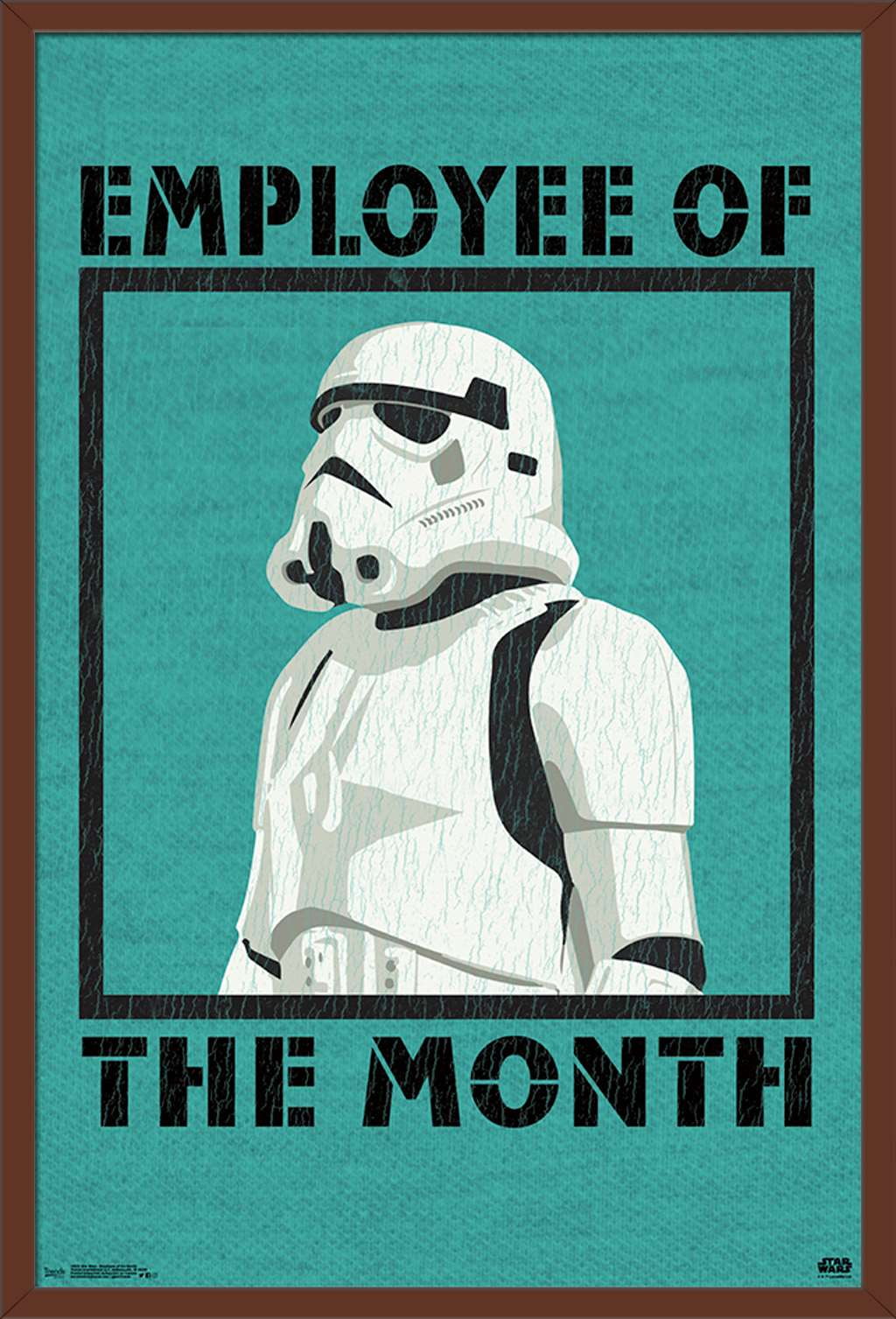 Star Wars: Saga - Employee Of The Month Wall Poster, 22.375" x 34", Framed