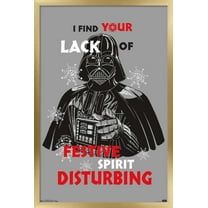 Star Wars: Saga - Festive Spirit Wall Poster, 14.725" x 22.375", Framed