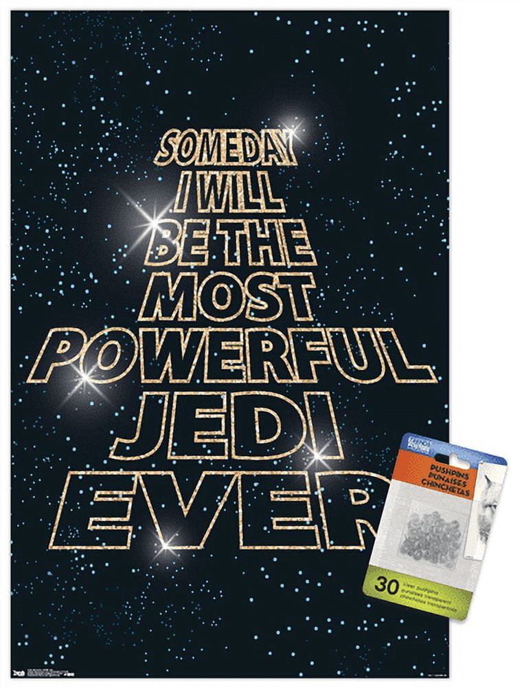 Star Wars: Saga - Future Jedi Wall Poster with Push Pins, 14.725" x 22.375"
